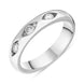 Platinum 0.30ct Diamond Wedding Band Ring, CGN-629