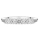 Platinum 0.54ct Diamond Claw Set Half Eternity Ring FEU-2294_2