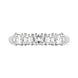 Platinum 1.02ct Diamond Five Stone Half Eternity Ring, FEU-1204.