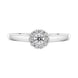 Platinum Brilliant Cut 0.20ct Diamond Round Ring BLC-168