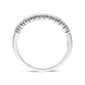 Platinum Brilliant Cut 0.29ct Diamond Half Eternity Ring BLC-178