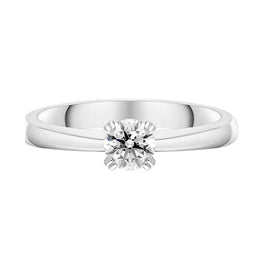 Platinum Brilliant Cut 0.31ct Diamond Solitaire Ring BLC-160