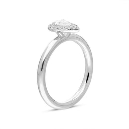 Platinum Brilliant Cut 0.39ct Diamond Pear Ring BLC-171