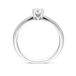 Platinum Brilliant Cut 0.40ct Diamond Solitaire Ring BLC-161