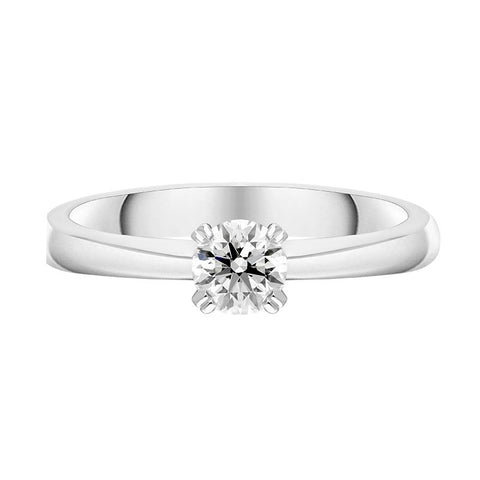 Platinum Brilliant Cut 0.40ct Diamond Solitaire Ring BLC-161