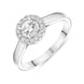 Platinum Brilliant Cut 0.54ct Diamond Round Ring BLC-169