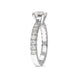 Platinum Diamond Certified Solitaire Shoulder Set Ring, BLC-314 _4