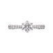 Platinum Diamond Certified Solitaire Shoulder Set Ring, BLC-315_2