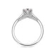 Platinum Diamond Certified Solitaire Shoulder Set Ring, BLC-316_3