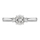 Platinum Diamond Oval and Round Brilliant Cut Three Stone Ring, FEU-2475_2