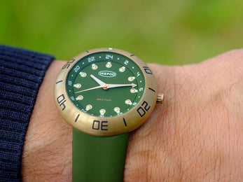 Ikepod Seapod GMT Bronze Yves Green Limited Edition