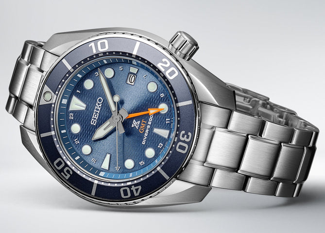 Seiko Watch Prospex Aqua Sumo Solar GMT Diver SFK001J1 Watch | Jura Watches