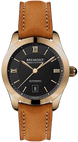 Bremont Watch Solo 32 LC Rose Gold Ladies SOLO-32-LC/RG-BK/R Tan Leather