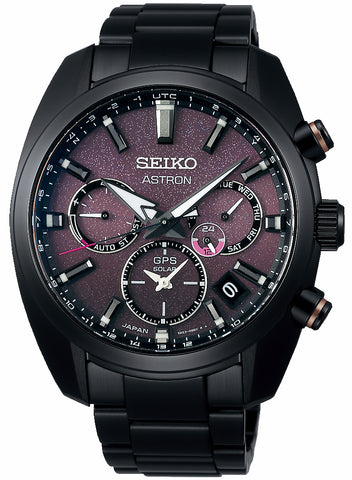 Seiko Astron Watch 5X Dual Time Yozakura Limited Edition SSH083J1 Watch ...