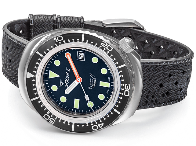 Squale 2002 Black Round Dots