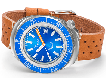 Squale 2002 Blue Leather