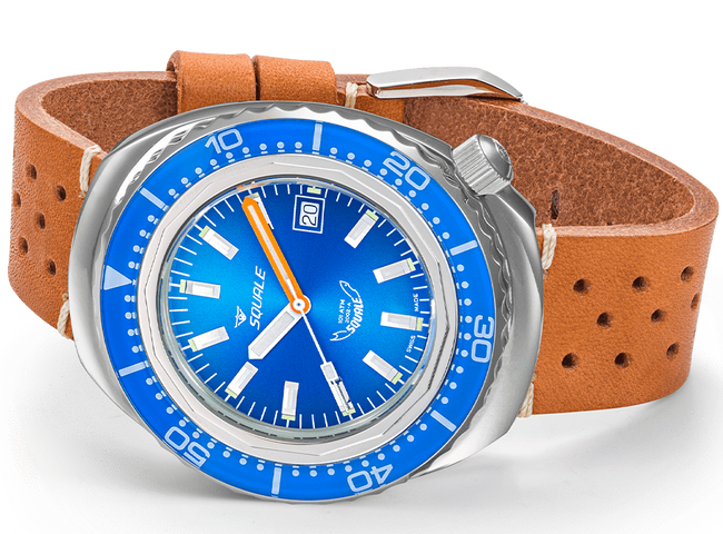 Squale 2002 Blue Leather