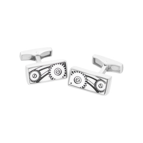 Sterling Silver Royal Crown Derby Steampunk Cufflinks D CUNQ0000031