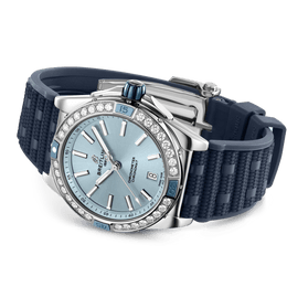 Breitling Super Chronomat Automatic 38 Iced Blue Rubber