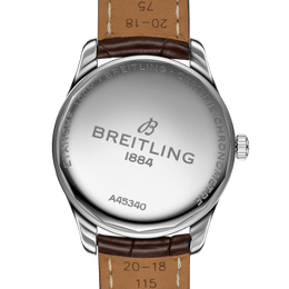 Breitling Watch Premier Automatic Day and Date 40 Brown Croco Tang