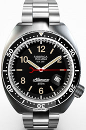 Allemano Watch 1973 Diver Shark Black SH-A-1973-P-N