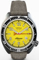 Allemano Watch 1973 Diver Shark Yellow + Depth Gauge