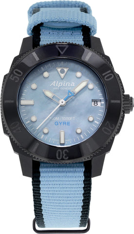 Alpina Watch Seastrong Dive Gyre Light Blue Ladies AL-525LMPLNB3VG6