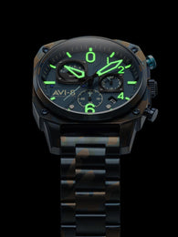 AVI-8 Watch Hawker Hunter Retrograde Chronograph Air Camo