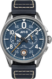 AVi-8 Watch Spitfire Lock Chronograph Channel Blue AV-4089-04