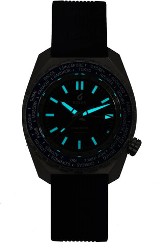 Boldr Watch Globetrotter GMT Meteoblue