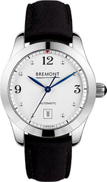 Bremont Watch Solo 32 AJ White Ladies SOLO-32-AJ/WH/R Black Nubuck