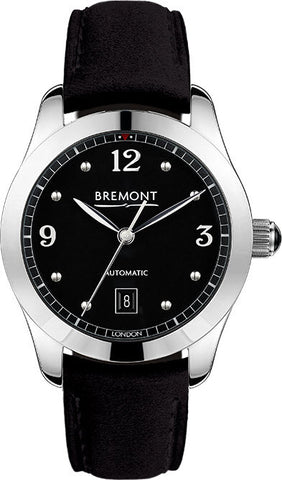 Bremont Watch Solo 32 AJ Black Ladies SOLO-32-AJ/BK/R Black Nubuck