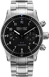 Bremont Watch Boeing Model 247 Chrono Black Bracelet BB247-SS/BK/BR