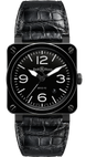 Bell & Ross BR 03 92 Auto Ceramic Black BR0392-CER-BLP/S