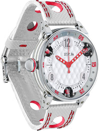 B.R.M Watch Golf Master Mens Red Hands GF6-44-SA-AR