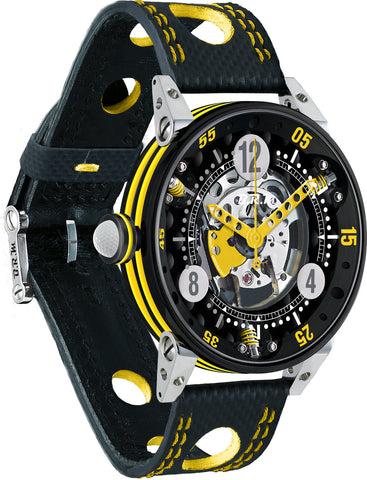 B.R.M Watch Golf Master Mens Yellow Hands GF6-44-SA-N-SQ-AJ