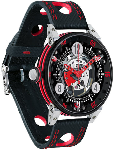 B.R.M Watch Golf Master Mens Red Hands GF6-44-SA-N-SQ-AR