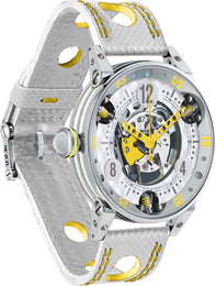 B.R.M Watch Golf Master Mens Yellow Hands GF6-44-SA-SQ-AJ