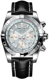 Breitling Watch Chronomat 44 Gray Pearl Diamond AB011012/G686/743P