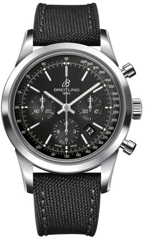 Breitling Watch Transocean Chronograph Black AB015212/BA99/109W