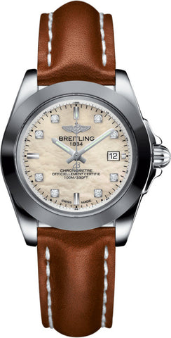 Breitling Watch Galactic 32 Sleek Edition Mother of Pearl W7133012/A801/406X