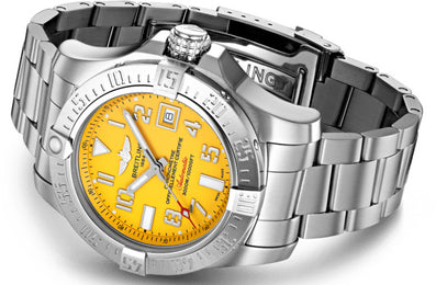 Breitling Watch Avenger II Seawolf 45 Cobra Yellow Professional III Bracelet