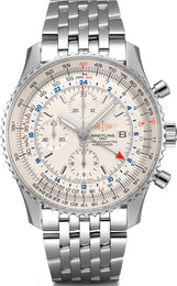 Breitling Watch Navitimer Chronograph GMT 46 Steel Bracelet A24322121G1A1