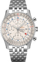 Breitling Watch Navitimer Chronograph GMT 46 Steel Bracelet A24322121G1A1