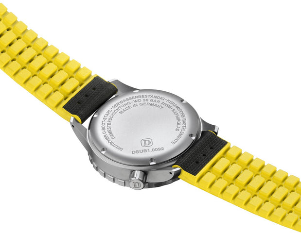 Damasko Watch DSub1 Leather Rubber Yellow