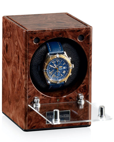 Designhuette Watch Winder Piccolo Starter Kit 3 Burlwood