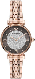 Emporio Armani Watch Two-Hand Rose Gold Ladies AR11402