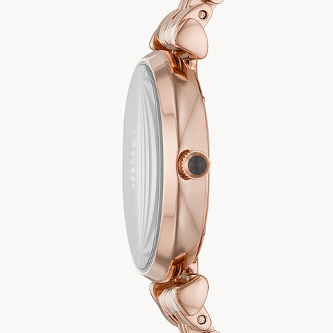 Emporio Armani Watch Two-Hand Rose Gold Ladies