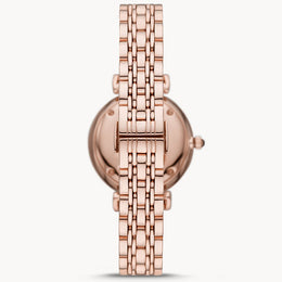 Emporio Armani Watch Two-Hand Rose Gold Ladies