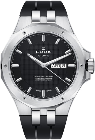 Edox Watch Delfin Automatic Day Date 88005 3CA NIN